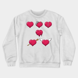 Hearts Crewneck Sweatshirt